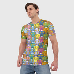 Футболка мужская FamousNiki патерн, цвет: 3D-принт — фото 2