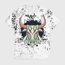 Футболка мужская Bull!, цвет: 3D-принт