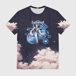 Футболка мужская Genshin Impact - Kamisato Ayato, цвет: 3D-принт
