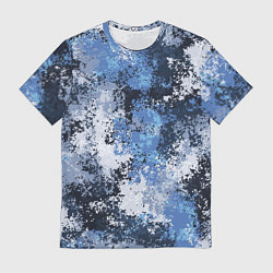 Футболка мужская Спортивный камуфляж Пикси - Черника, цвет: 3D-принт