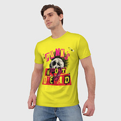 Футболка мужская Punks Not Dead - Панки Хой!, цвет: 3D-принт — фото 2