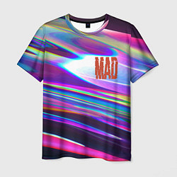 Футболка мужская Neon pattern Mad, цвет: 3D-принт