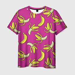 Футболка мужская Banana pattern Summer Color, цвет: 3D-принт