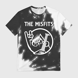 Футболка мужская The Misfits КОТ Краска, цвет: 3D-принт