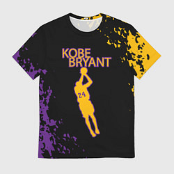 Футболка мужская Kobe Bryant Баскетболист 24, цвет: 3D-принт