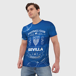 Футболка мужская Sevilla FC 1, цвет: 3D-принт — фото 2