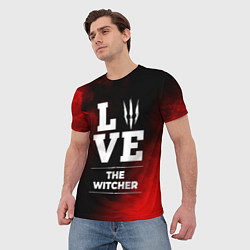 Футболка мужская The Witcher Love Классика, цвет: 3D-принт — фото 2