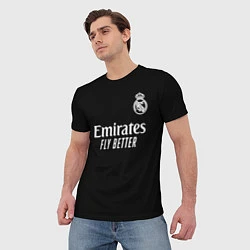 Футболка мужская Real Madrid Vinicius Jr Реал Мадрид Винисиус, цвет: 3D-принт — фото 2