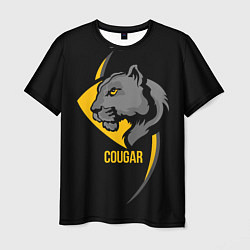 Футболка мужская Cougar - пума, цвет: 3D-принт