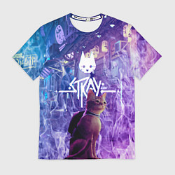 Футболка мужская Stray: Viloet Logo, цвет: 3D-принт