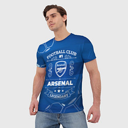 Футболка мужская Arsenal FC 1, цвет: 3D-принт — фото 2
