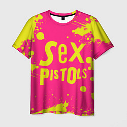 Футболка мужская Sex Pistols Yellow Logo, цвет: 3D-принт