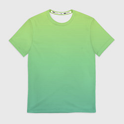 Футболка мужская Shades of Green GRADIENT, цвет: 3D-принт