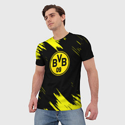 Футболка мужская Borussia texture, цвет: 3D-принт — фото 2