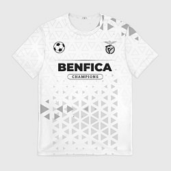 Футболка мужская Benfica Champions Униформа, цвет: 3D-принт