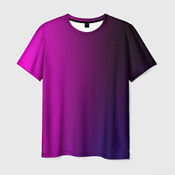 Футболка мужская VIOLET gradient, цвет: 3D-принт