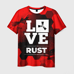 Футболка мужская Rust Love Классика, цвет: 3D-принт