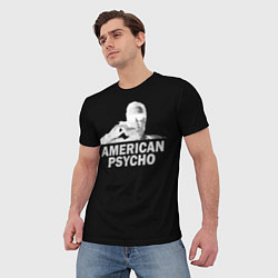 Футболка мужская American psycho, цвет: 3D-принт — фото 2