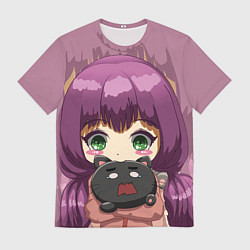 Футболка мужская Плачущий котенок, цвет: 3D-принт
