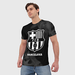 Футболка мужская Barcelona Sport на темном фоне, цвет: 3D-принт — фото 2