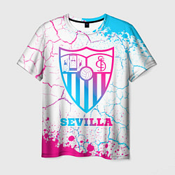 Футболка мужская Sevilla FC Neon Gradient, цвет: 3D-принт