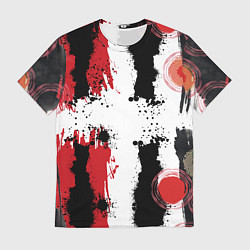 Футболка мужская Живописная Абстракция, цвет: 3D-принт