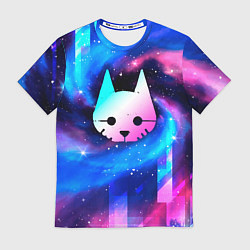 Футболка мужская Stray Неоновый Космос, цвет: 3D-принт