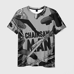 Футболка мужская Chainsaw man comix, цвет: 3D-принт