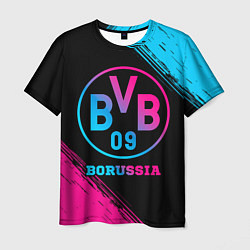 Футболка мужская Borussia - neon gradient, цвет: 3D-принт