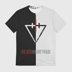 Футболка мужская The Devil wears prada - Логотип, цвет: 3D-принт