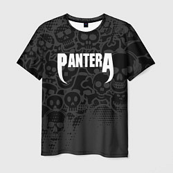 Футболка мужская Pantera метал - черепа, цвет: 3D-принт