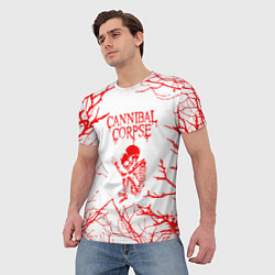 Футболка мужская Cannibal Corpse ветки, цвет: 3D-принт — фото 2