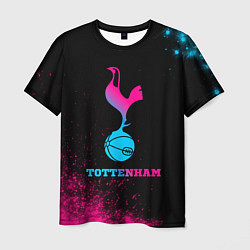 Футболка мужская Tottenham - neon gradient, цвет: 3D-принт