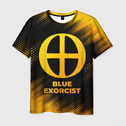 Футболка мужская Blue Exorcist - gold gradient, цвет: 3D-принт