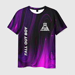 Футболка мужская Fall Out Boy violet plasma, цвет: 3D-принт