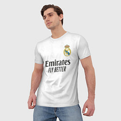 Футболка мужская Винисиус Реал Мадрид форма 20222023, цвет: 3D-принт — фото 2