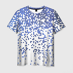 Футболка мужская Пиксельный минималистический паттерн, цвет: 3D-принт