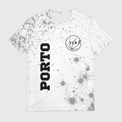 Футболка мужская Porto sport на светлом фоне: надпись, символ, цвет: 3D-принт
