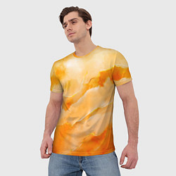 Футболка мужская Оранжевое настроение, цвет: 3D-принт — фото 2