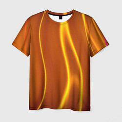 Футболка мужская Пламенная абстракция, цвет: 3D-принт
