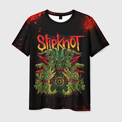 Футболка мужская Slipknot satan, цвет: 3D-принт