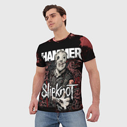 Футболка мужская Slipknot Hammer, цвет: 3D-принт — фото 2
