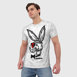 Футболка мужская Playboy Skull Rabbit 2023, цвет: 3D-принт — фото 2