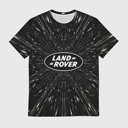 Футболка мужская Ленд Ровер эмблема, автомобильная тема, цвет: 3D-принт