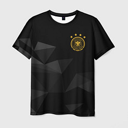 Футболка мужская Сборная Германии треугольники, цвет: 3D-принт