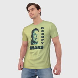 Футболка мужская Илон маск оккупант Марса, цвет: 3D-принт — фото 2