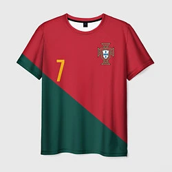 Футболка мужская Роналду ЧМ 2022 сборная Португалии, цвет: 3D-принт