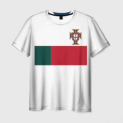 Футболка мужская Форма Португалии ЧМ 2022 выезд, цвет: 3D-принт