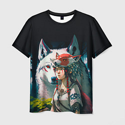 Футболка мужская Princess Mononoke by Studio Ghibli, цвет: 3D-принт