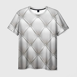 Футболка мужская Стёганая мебельная кожа - texture, цвет: 3D-принт